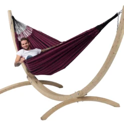 Hangmat Tropilex Family Black Edition Rose -NL Kampeeruitrusting Verkoop 2024 hammock black edition rose 54