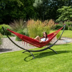 Hangmat Tropilex Single Bonaire Fire -NL Kampeeruitrusting Verkoop 2024 hammock bonaire fire 222