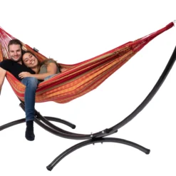 Hangmat Tropilex Double Chill Happy -NL Kampeeruitrusting Verkoop 2024 hammock chill happy 50