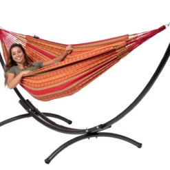 Hangmat Tropilex Double Chill Happy -NL Kampeeruitrusting Verkoop 2024 hammock chill happy 52