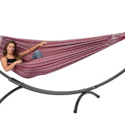 Hangmat Tropilex Double Comfort Bordeaux -NL Kampeeruitrusting Verkoop 2024 hammock comfort bordeaux 52
