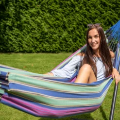 Hangmat Tropilex Single Cuba Blueberry -NL Kampeeruitrusting Verkoop 2024 hammock cuba blueberry 212