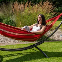 Hangmat Tropilex Single Cuba Cherry -NL Kampeeruitrusting Verkoop 2024 hammock cuba cherry 123