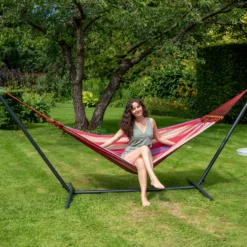 Hangmat Tropilex Single Haïti Cherry -NL Kampeeruitrusting Verkoop 2024 hammock haiti cherry 211