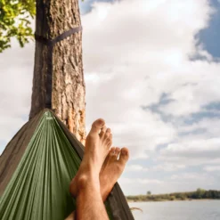 Hangmat Tropilex Travel Single Outdoor Army -NL Kampeeruitrusting Verkoop 2024 hammock outdoor army 02