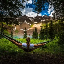 Hangmat Tropilex Travel Single Outdoor Lime -NL Kampeeruitrusting Verkoop 2024 hammock outdoor lime 07