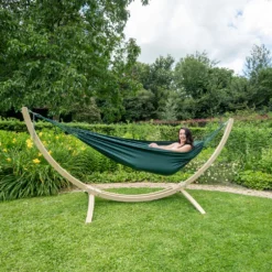 Hangmat Tropilex Single Plain Green -NL Kampeeruitrusting Verkoop 2024 hammock plain green 133