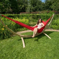 Hangmat Tropilex Single Plain Red 12 Hangmat Tropilex Single Plain Red -NL Kampeeruitrusting Verkoop 2024 hammock plain red 131