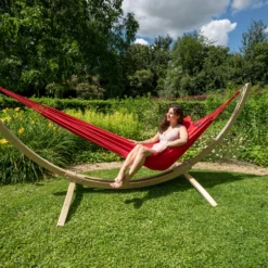 Hangmat Tropilex Single Plain Red 13 Hangmat Tropilex Single Plain Red -NL Kampeeruitrusting Verkoop 2024 hammock plain red 132