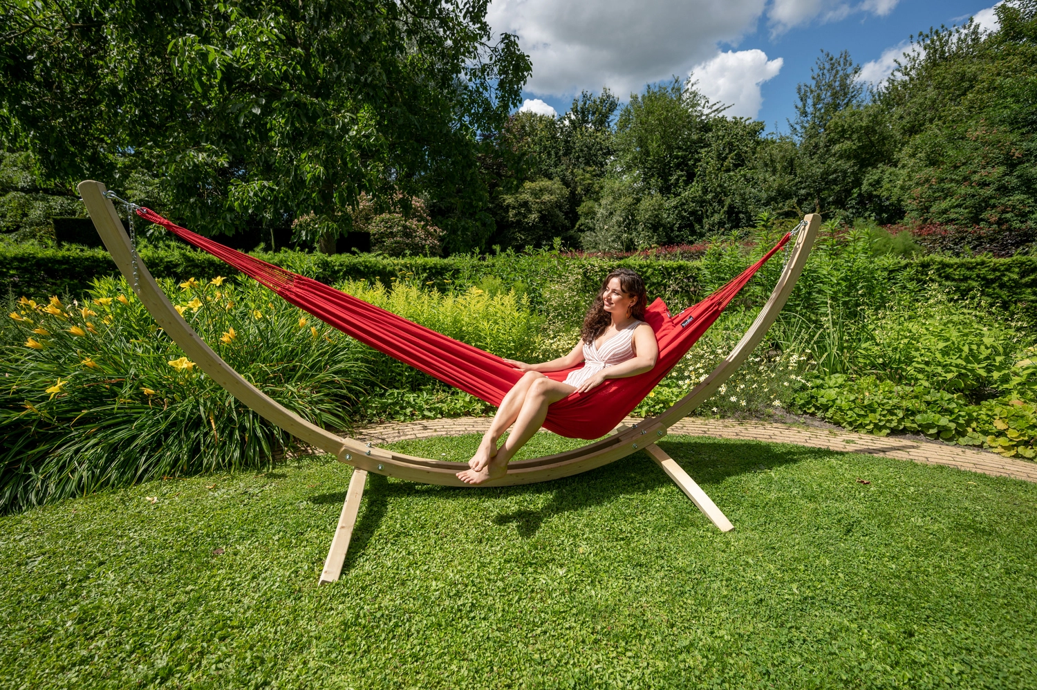 Hangmat Tropilex Single Plain Red 7 Hangmat Tropilex Single Plain Red - Afbeelding 5