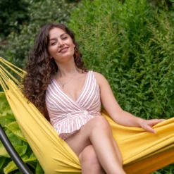 Hangmat Tropilex Single Plain Yellow 14 Hangmat Tropilex Single Plain Yellow -NL Kampeeruitrusting Verkoop 2024 hammock plain yellow 223