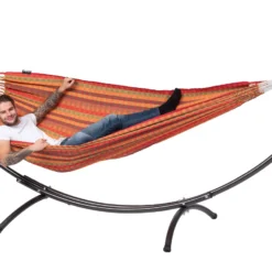 Hangmat Tropilex Double Premium Melon -NL Kampeeruitrusting Verkoop 2024 hammock premium melon 53