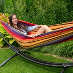 Hangmat Tropilex Single Rainbow Single -NL Kampeeruitrusting Verkoop 2024 hammock rainbow single 122