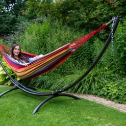 Hangmat Tropilex Single Rainbow Single -NL Kampeeruitrusting Verkoop 2024 hammock rainbow single 221