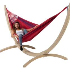 Hangmat Tropilex Family Refresh Bordeaux -NL Kampeeruitrusting Verkoop 2024 hammock refresh bordeaux 50