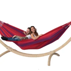 Hangmat Tropilex Family Refresh Bordeaux -NL Kampeeruitrusting Verkoop 2024 hammock refresh bordeaux 51