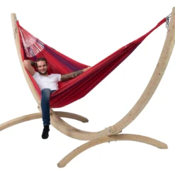 Hangmat Tropilex Family Refresh Bordeaux -NL Kampeeruitrusting Verkoop 2024 hammock refresh bordeaux 54