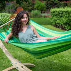 Hangmat Tropilex Single Relax Green -NL Kampeeruitrusting Verkoop 2024 hammock relax green 232