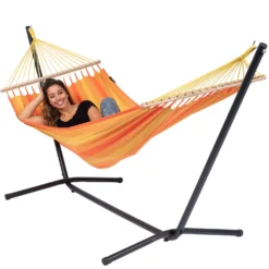 Hangmat Tropilex Single Dream Orange 21 Hangmat Tropilex Single Dream Orange -NL Kampeeruitrusting Verkoop 2024 hammock relax orange 50