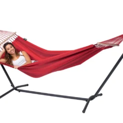 Hangmat Tropilex Single Relax Red -NL Kampeeruitrusting Verkoop 2024 hammock relax red 51