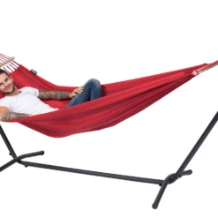 Hangmat Tropilex Single Relax Red -NL Kampeeruitrusting Verkoop 2024 hammock relax red 53