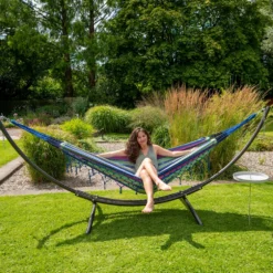 Hangmat Tropilex Single Saba Blueberry -NL Kampeeruitrusting Verkoop 2024 hammock saba blueberry 121