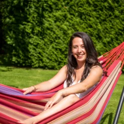 Hangmat Tropilex Single Saba Cherry -NL Kampeeruitrusting Verkoop 2024 hammock saba cherry 212