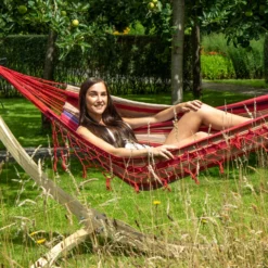 Hangmat Tropilex Single Saba Cherry -NL Kampeeruitrusting Verkoop 2024 hammock saba cherry 232