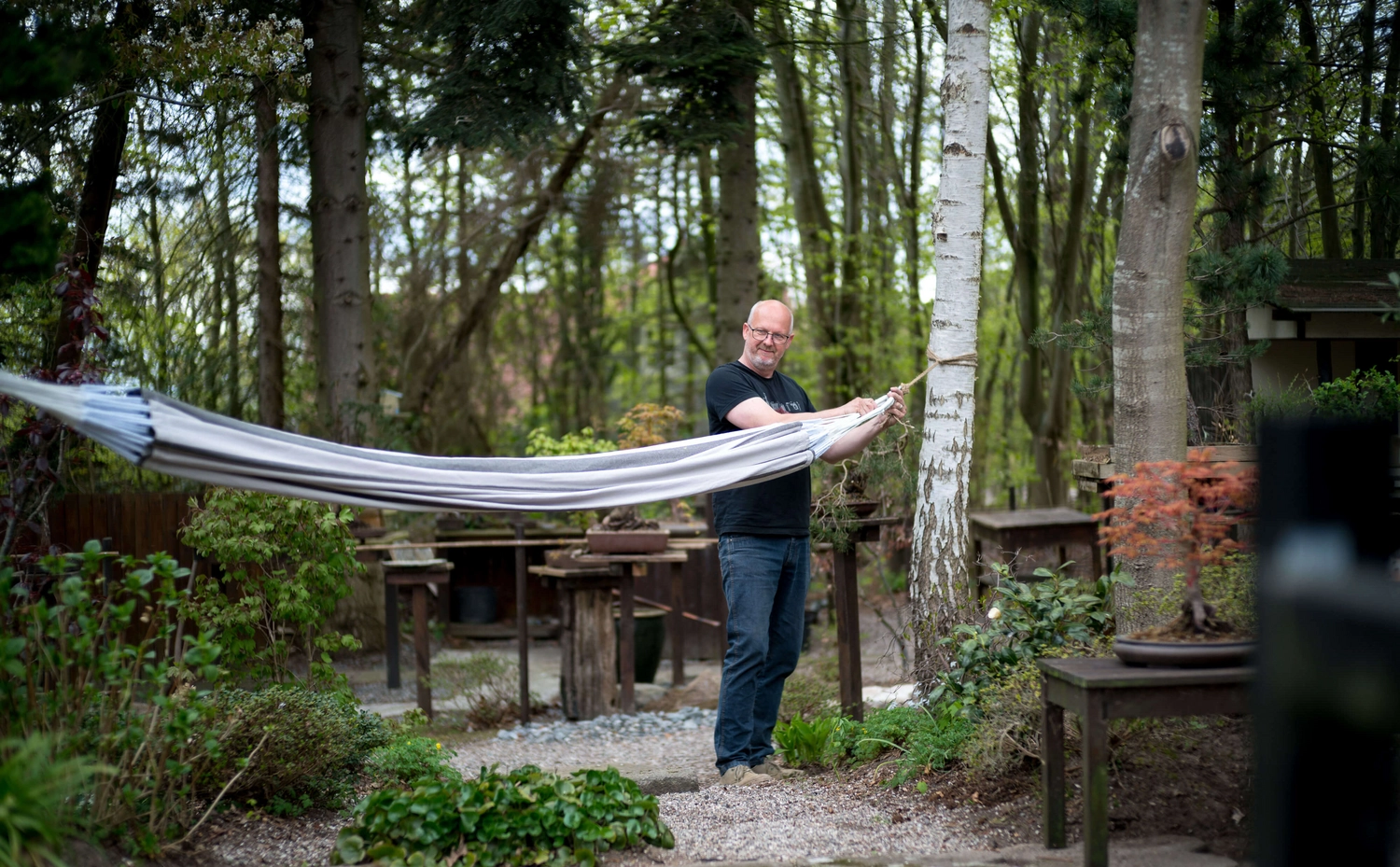 Hangmat Tropilex Family Stripes Silver 4 Hangmat Tropilex Family Stripes Silver - Afbeelding 2