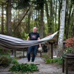 Hangmat Tropilex Family Stripes Silver 11 Hangmat Tropilex Family Stripes Silver -NL Kampeeruitrusting Verkoop 2024 hammock stripes silver 14