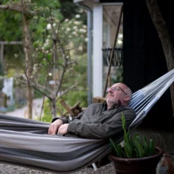 Hangmat Tropilex Family Stripes Silver 15 Hangmat Tropilex Family Stripes Silver -NL Kampeeruitrusting Verkoop 2024 hammock stripes silver 22