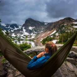 Hangmat Tropilex Travel Double Travel Army -NL Kampeeruitrusting Verkoop 2024 hammock travel army 07