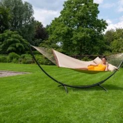 Hangmat Tropilex Family Vegas Taupe -NL Kampeeruitrusting Verkoop 2024 hammock vegas taupe 6019