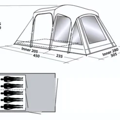 Tent Easy Camp Richmond 500 -NL Kampeeruitrusting Verkoop 2024 rich20432