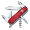 Zakmes Spartan Transparant Rood Victorinox -NL Kampeeruitrusting Verkoop 2024 spartan transparant rood