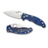 Vouwmes Manix 2 PE Blauw Spyderco -NL Kampeeruitrusting Verkoop 2024 spyderco manix 2 pe