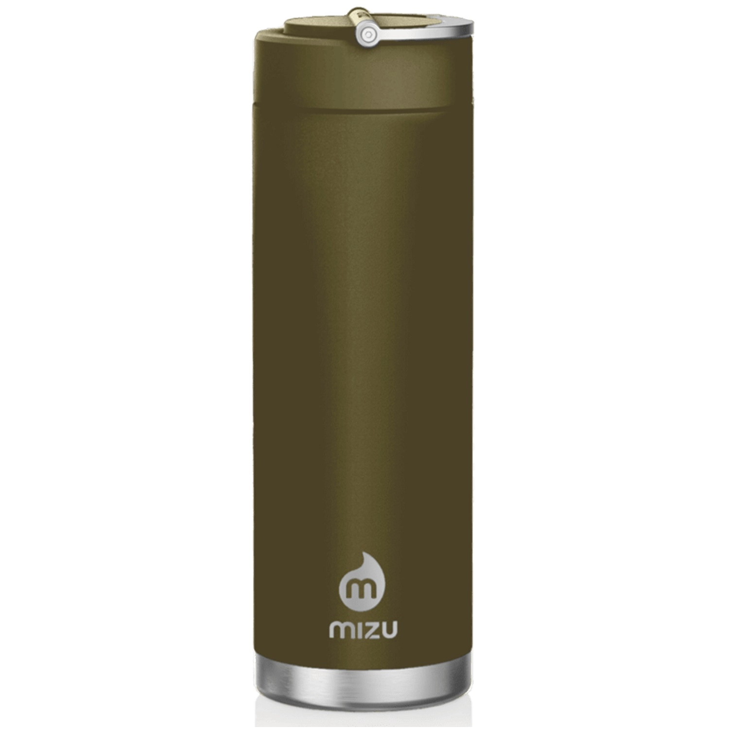 Thermosfles Mizu V7 Wide Lid Safari Green 3 Thermosfles Mizu V7 Wide Lid Safari Green